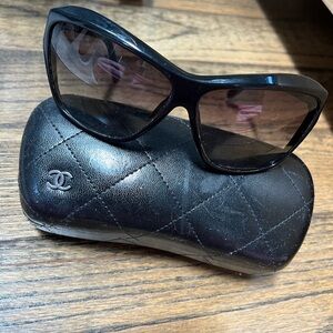 Black Chanel sunglasses